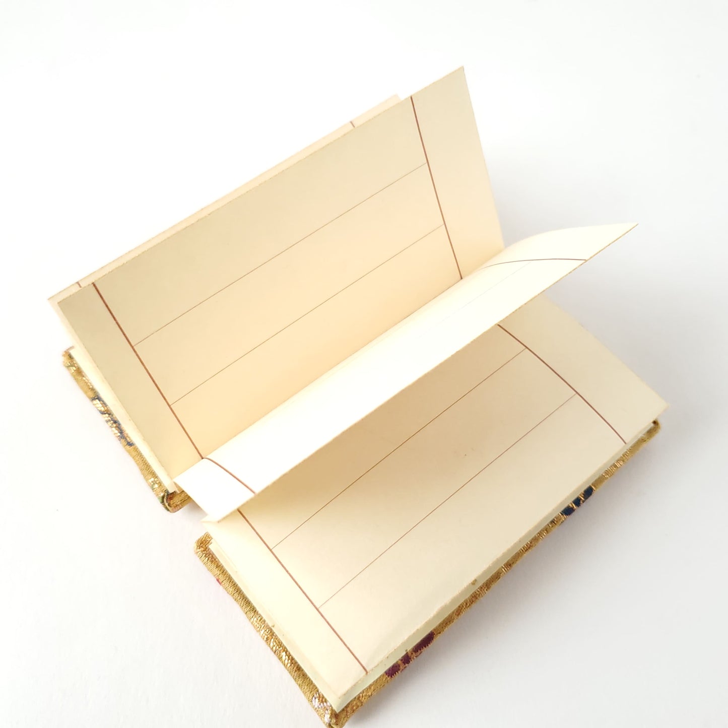 テ 金襴鳥の子 過去帳 夢源 日なし 3.5号 3.5 黄