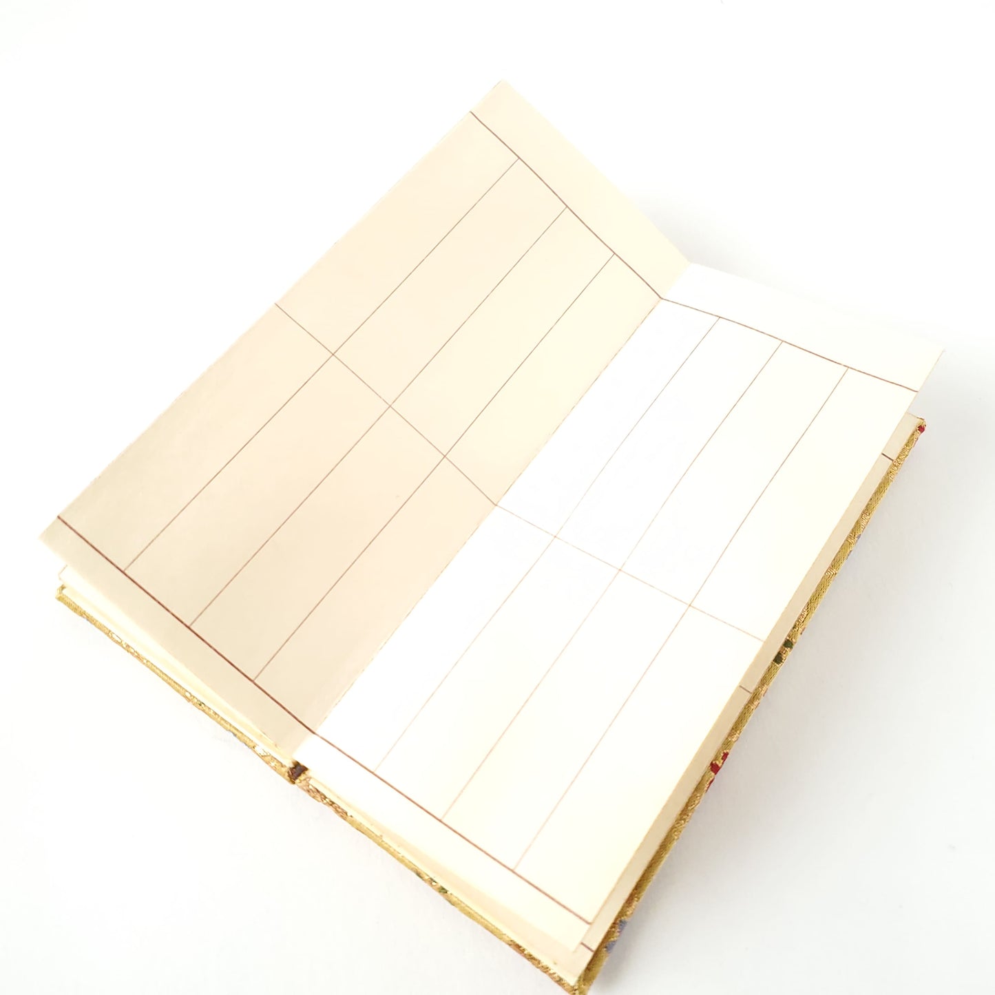 テ 金襴鳥の子 過去帳 夢源 日なし 5.5号 5.5 黄