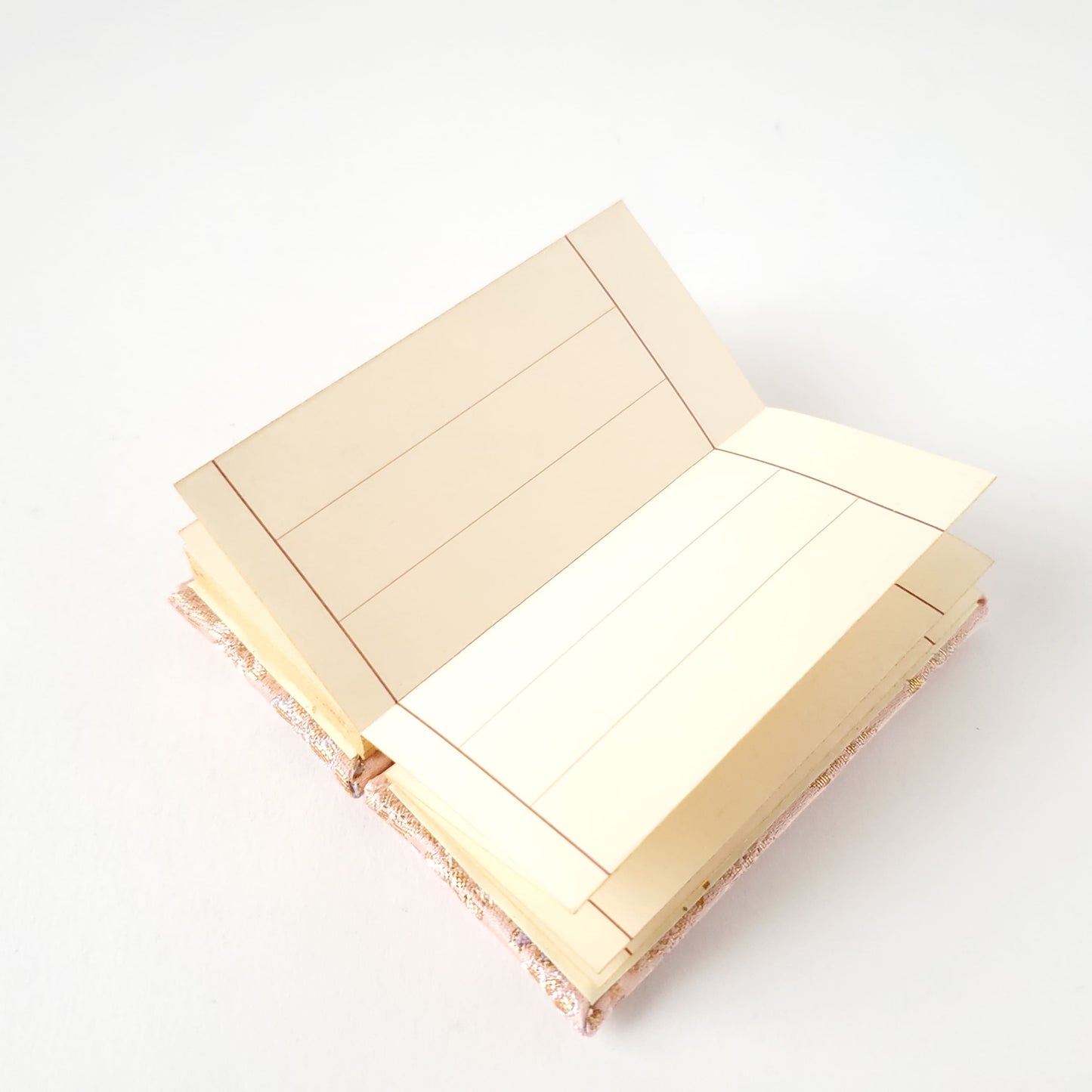 テ 金襴鳥の子 過去帳 夢源 日なし 3号 3.0 うすピンク