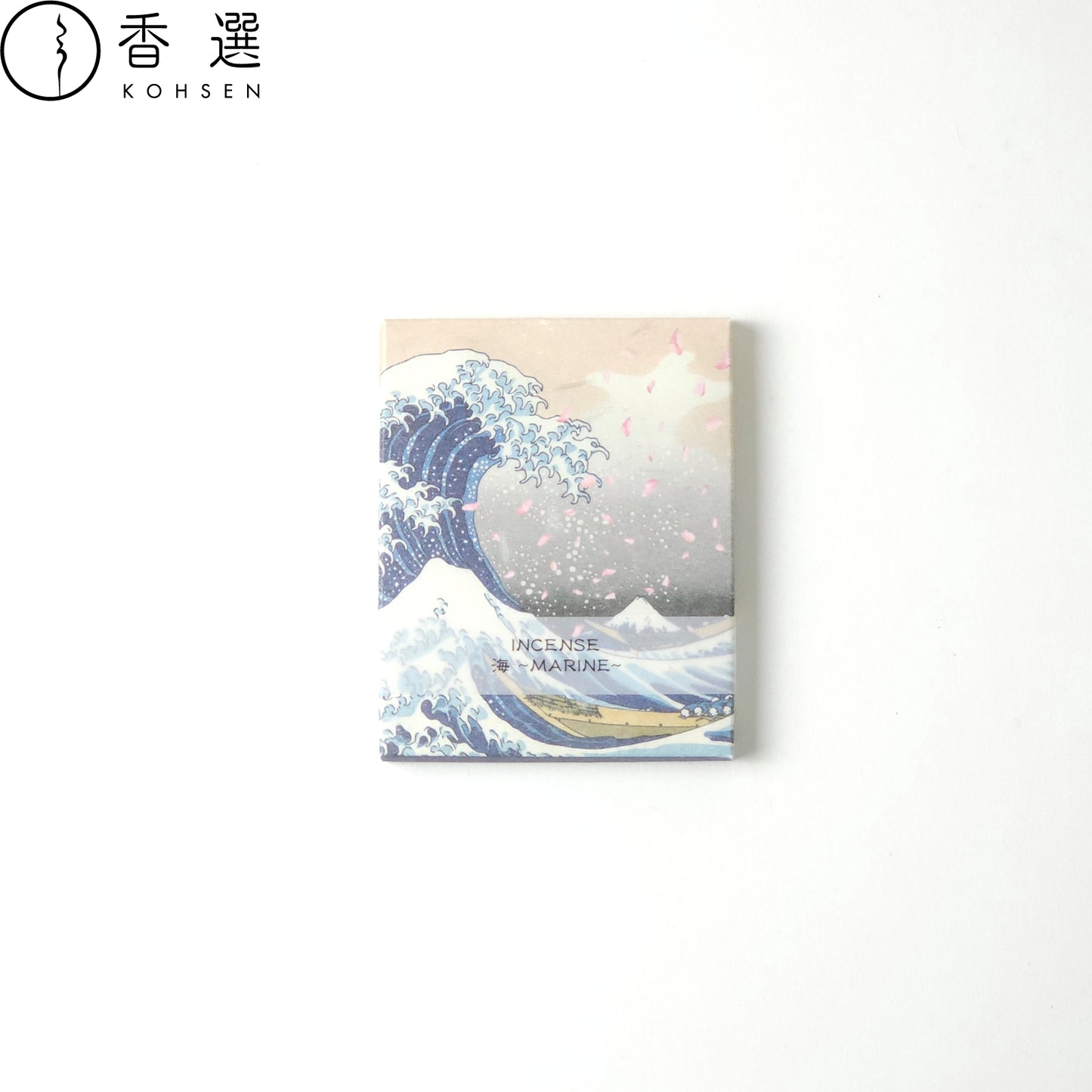 香彩堂 日本画インセンス 浮世絵 海 MARINE お香 スティック型