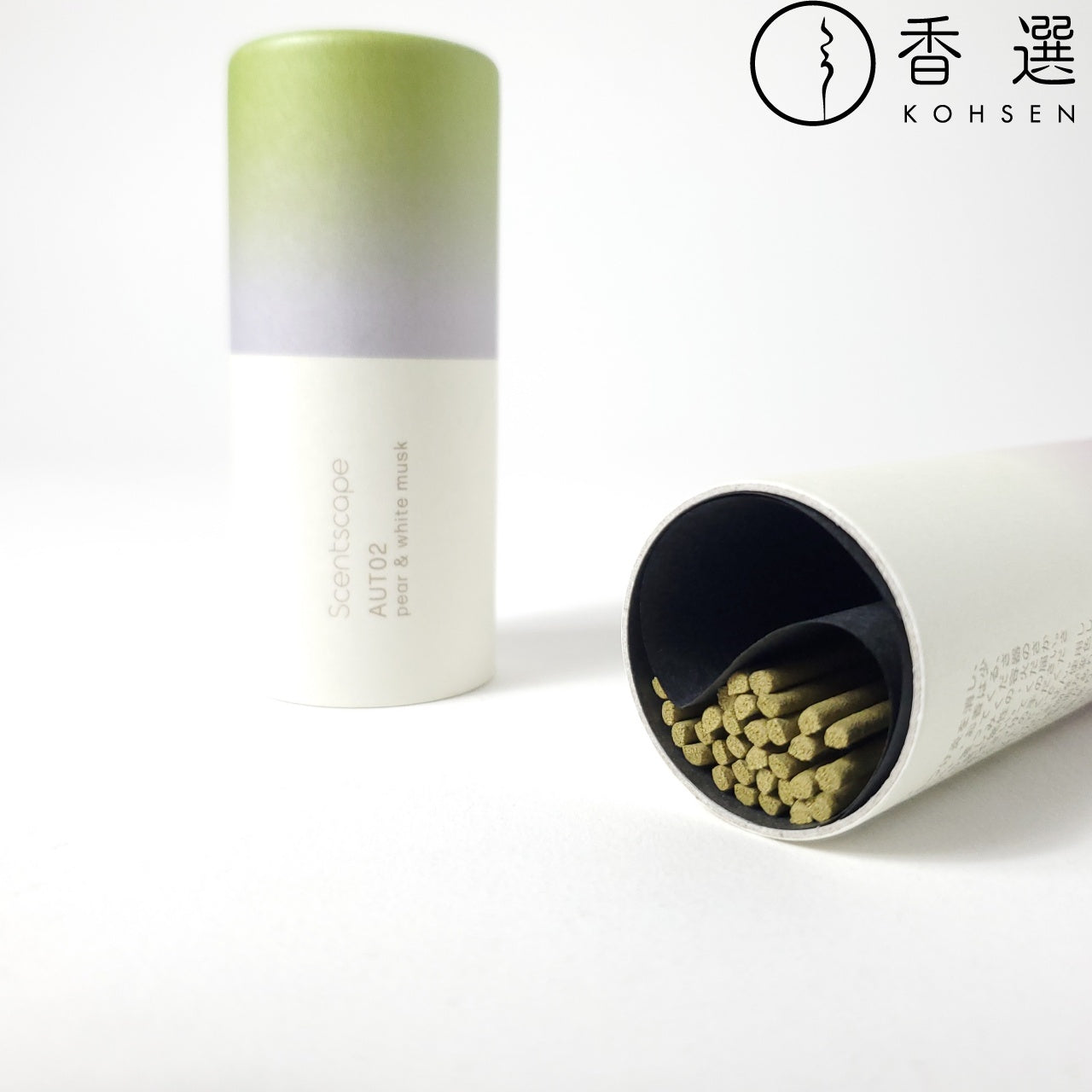日本香堂 セントスケープ インセンス30本入 ペアー&ホワイトムスク 紙筒 スティック お香  日本製 Scentscape incense