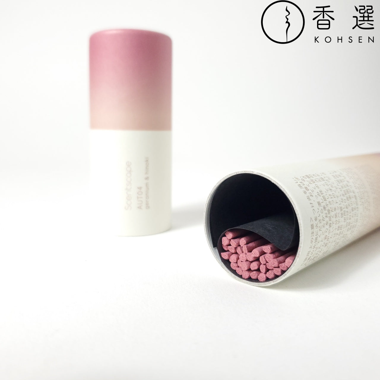 日本香堂 セントスケープ インセンス30本入 ゼラニウム&ヒノキ 紙筒 スティック お香 日本製 Scentscape incense