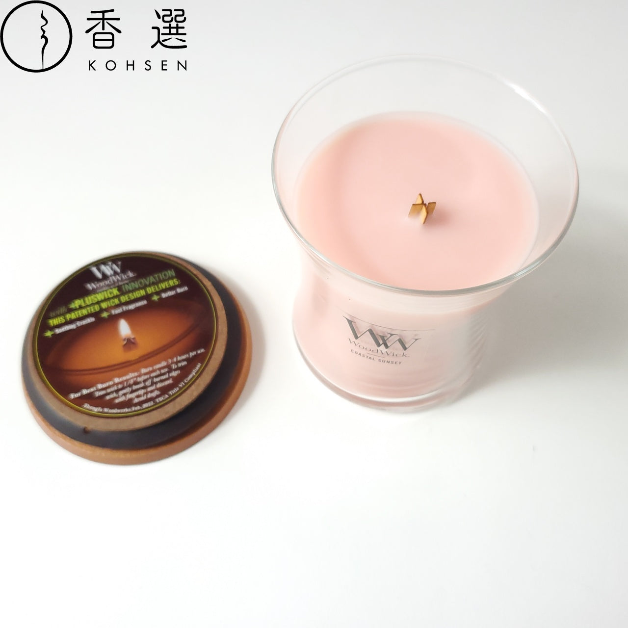 WoodWick ウッドウィック ジャーM コースタルサンセット キャンドル