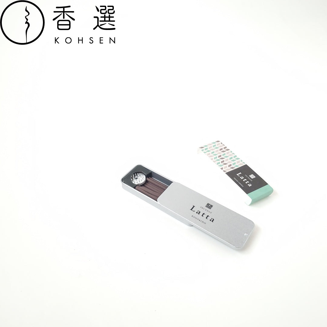香彩堂 Latta FRESH GREEN 新緑 15本 お香