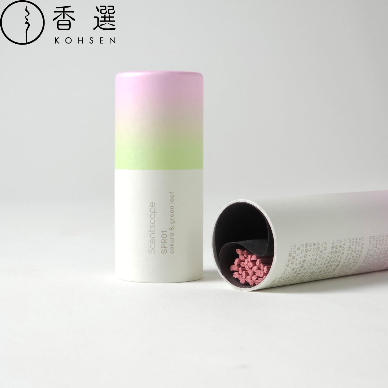 日本香堂 セントスケープ インセンス30本入 さくら&グリーンリーフ 紙筒 スティック お香 日本製 Scentscape incense