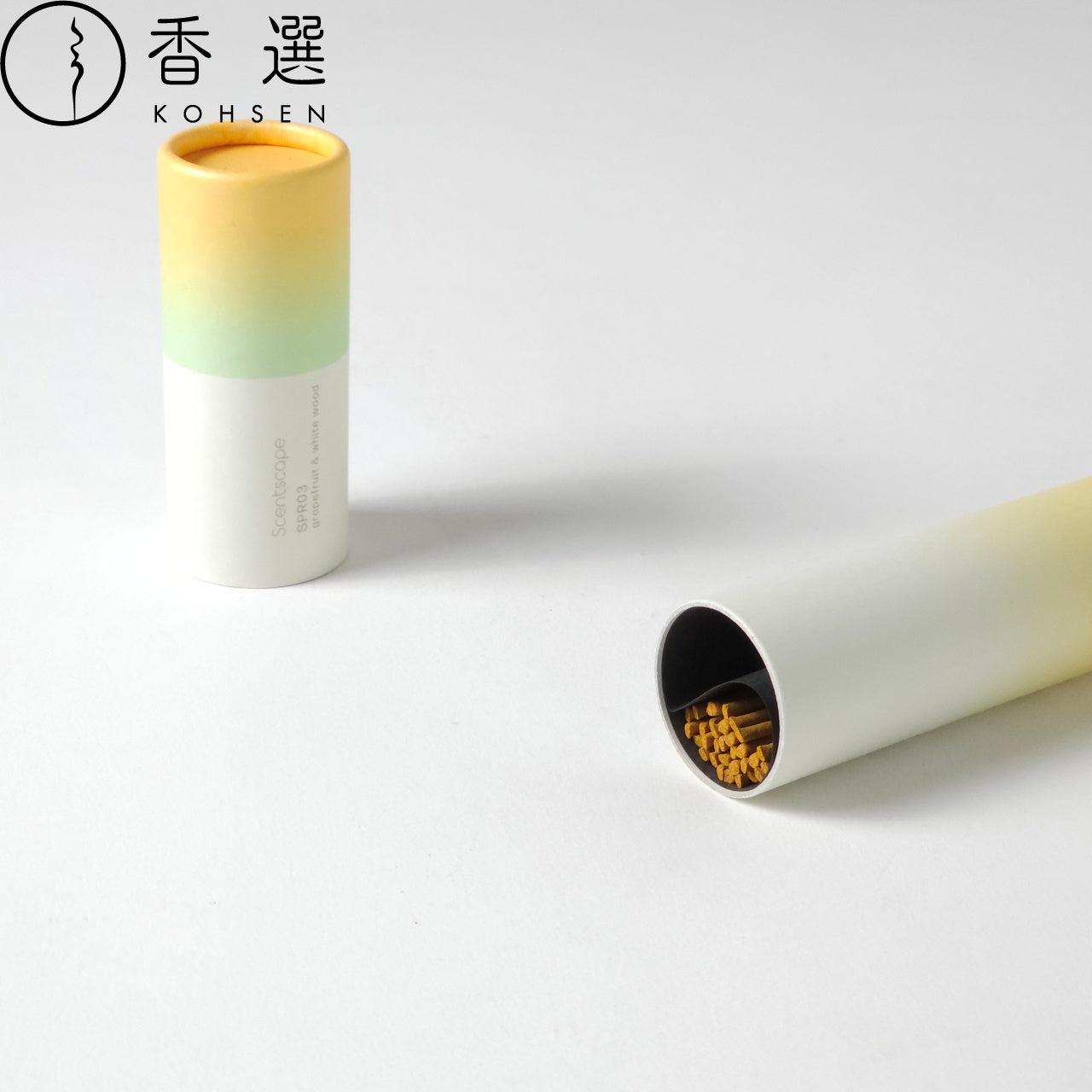 日本香堂 セントスケープ インセンス30本入 グレープフルーツ&ホワイトウッド 紙筒 スティック お香 日本製 Scentscape incense