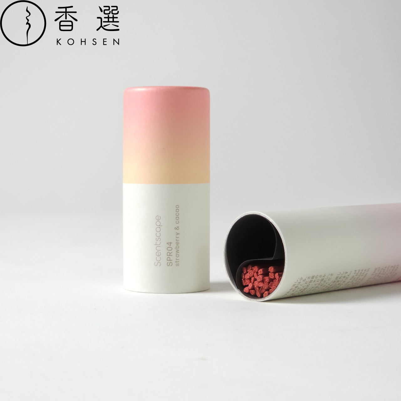 日本香堂 セントスケープ インセンス30本入 ストロベリー&カカオ 紙筒 スティック お香 日本製 Scentscape incense