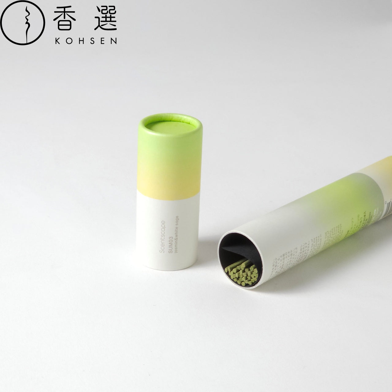 日本香堂 セントスケープ インセンス30本入 ジャスミン&ホワイトセージ 紙筒 スティック お香 日本製 Scentscape incense
