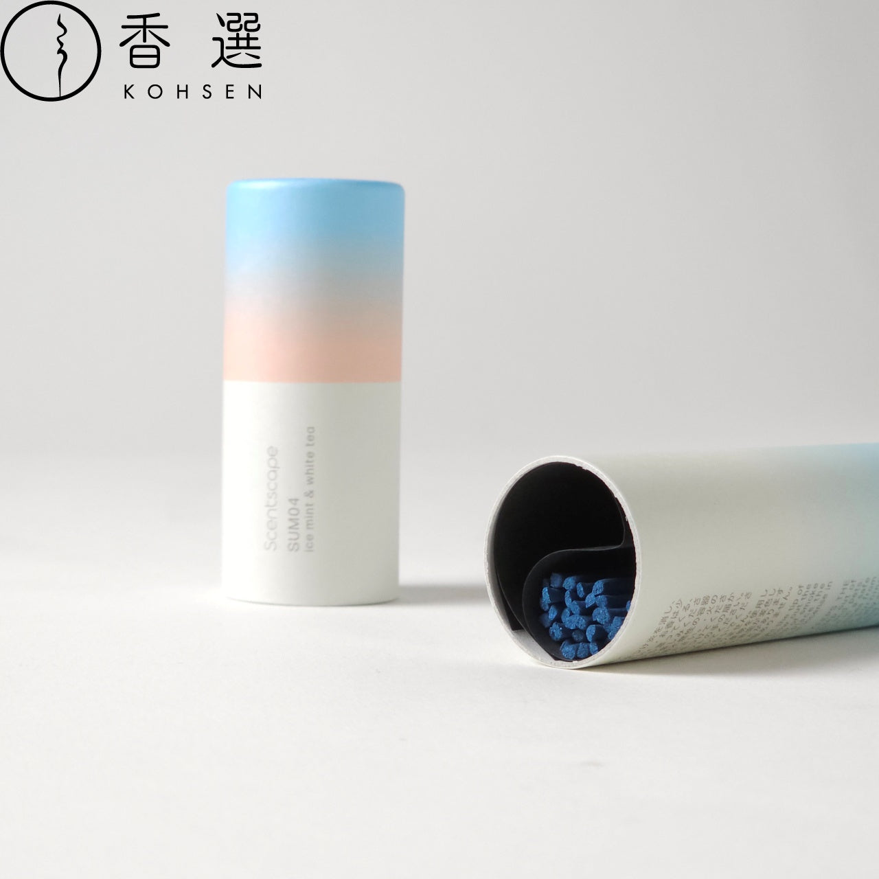 日本香堂 セントスケープ インセンス30本入 アイスミント&ホワイトティー 紙筒 スティック お香 日本製 Scentscape incense
