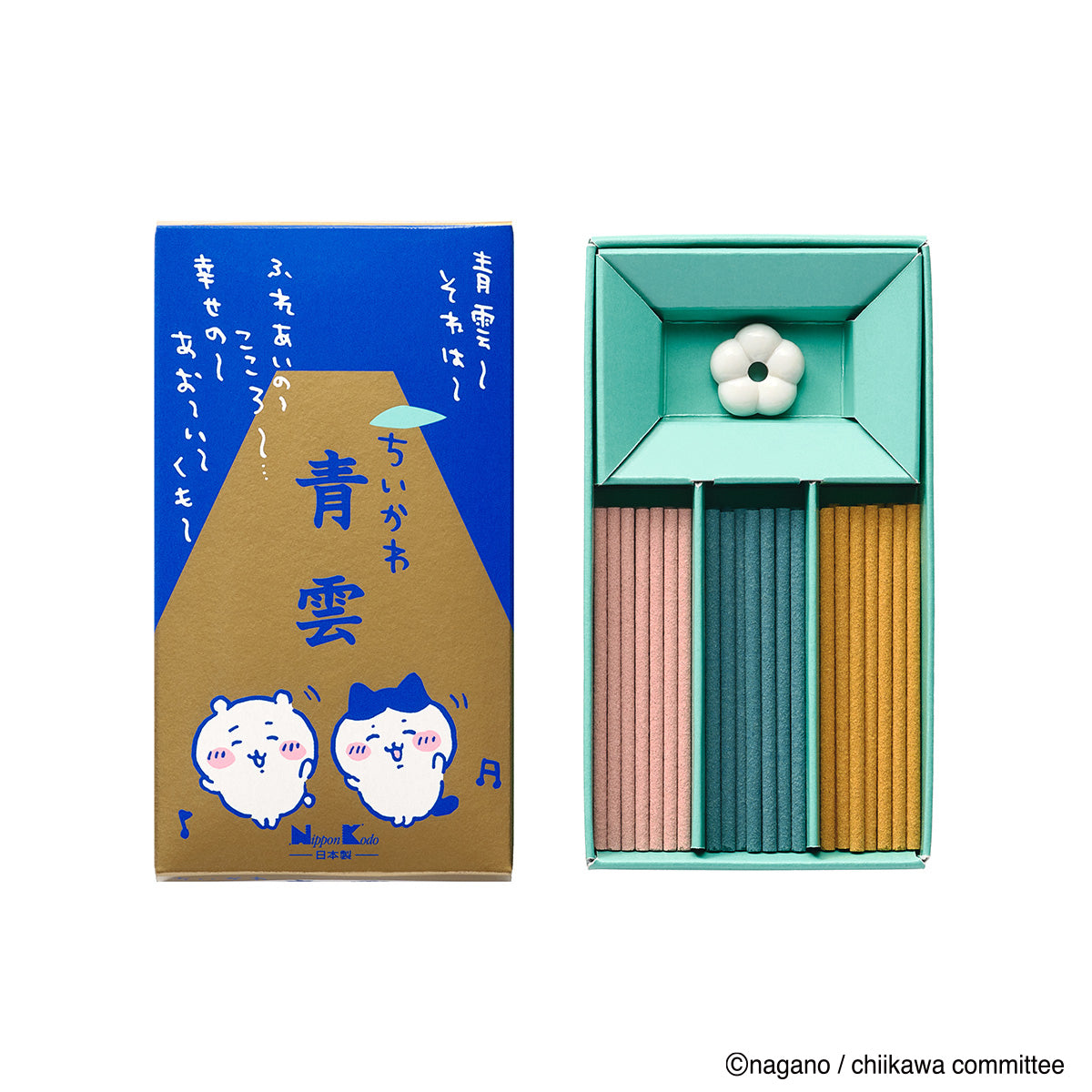 日本香堂 お香 ちいかわ 青雲 45本入