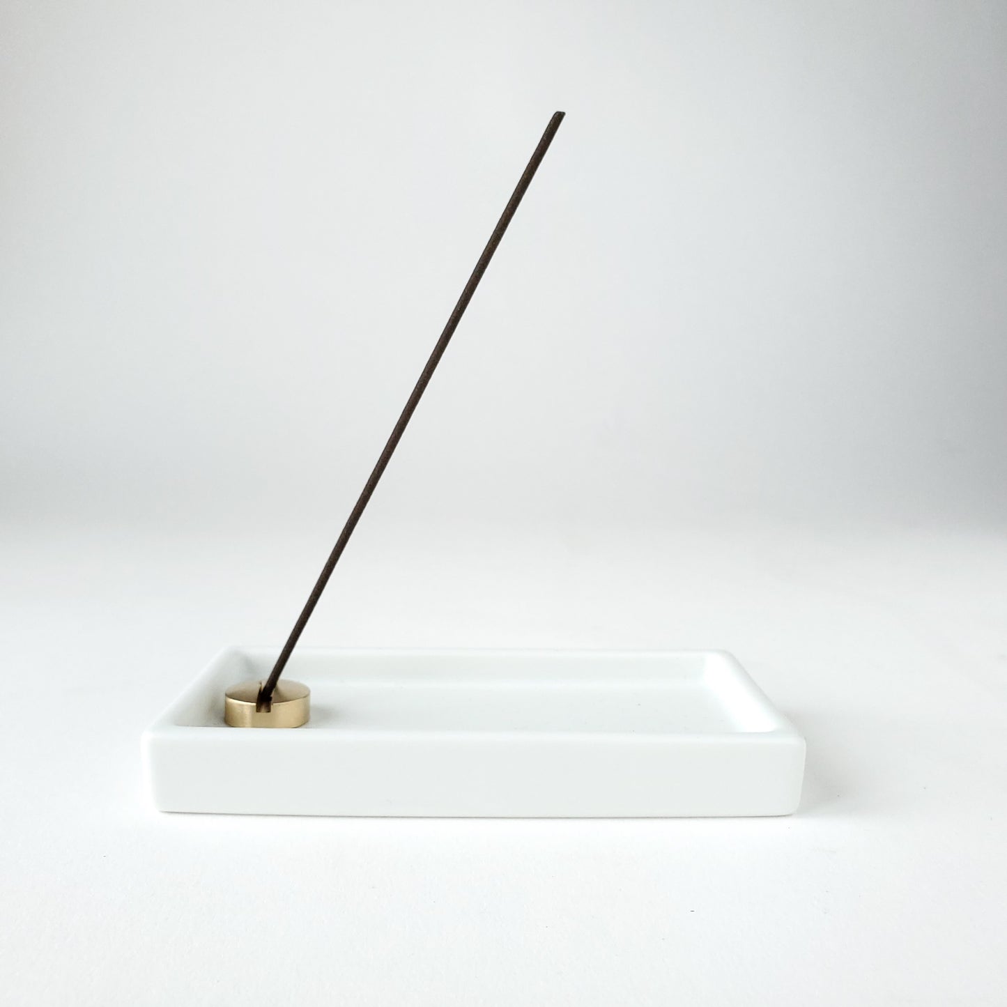 松栄堂 長手香皿 しろ