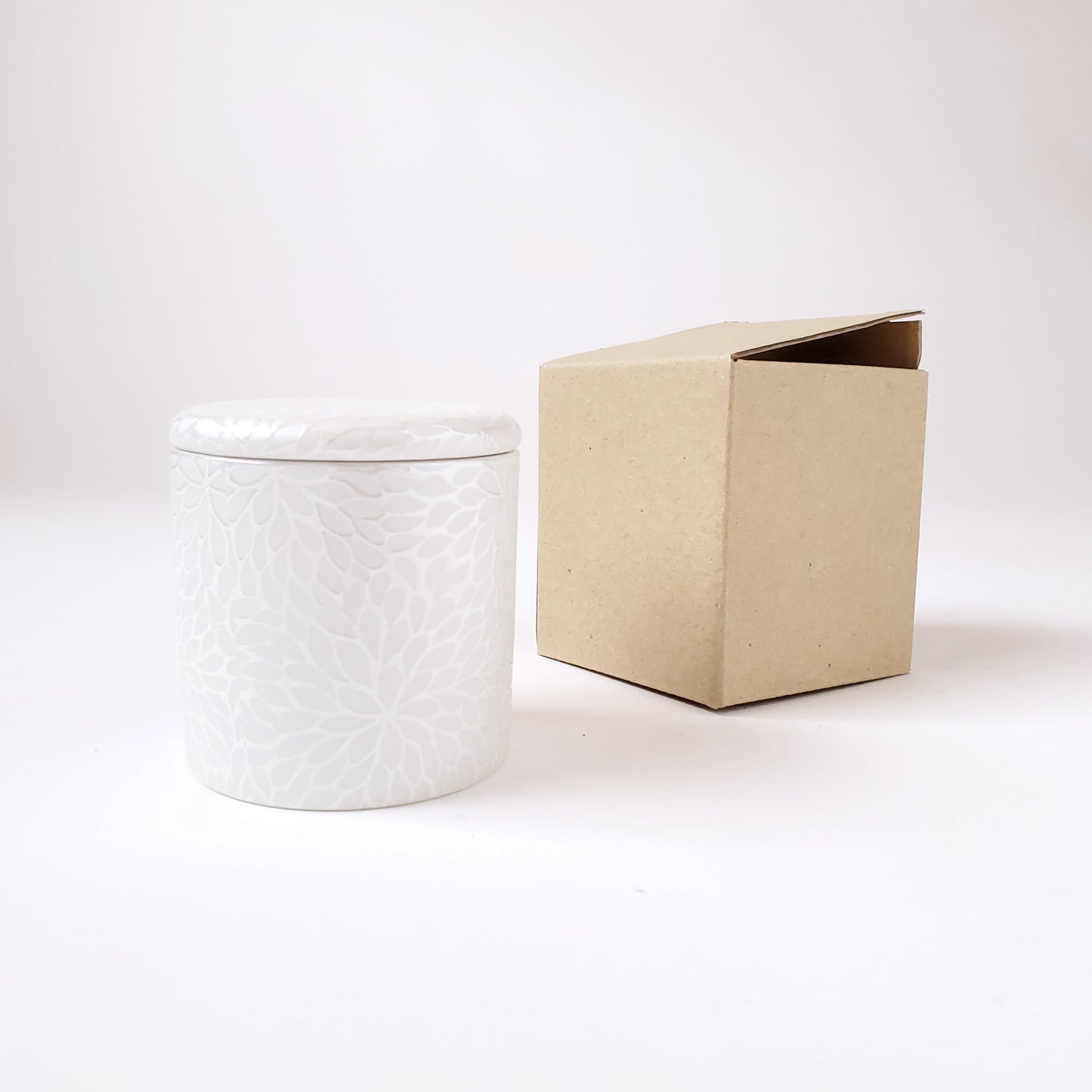 骨壷 シリコン付骨カメ 2寸 陶器 菊華絢爛 手元供養