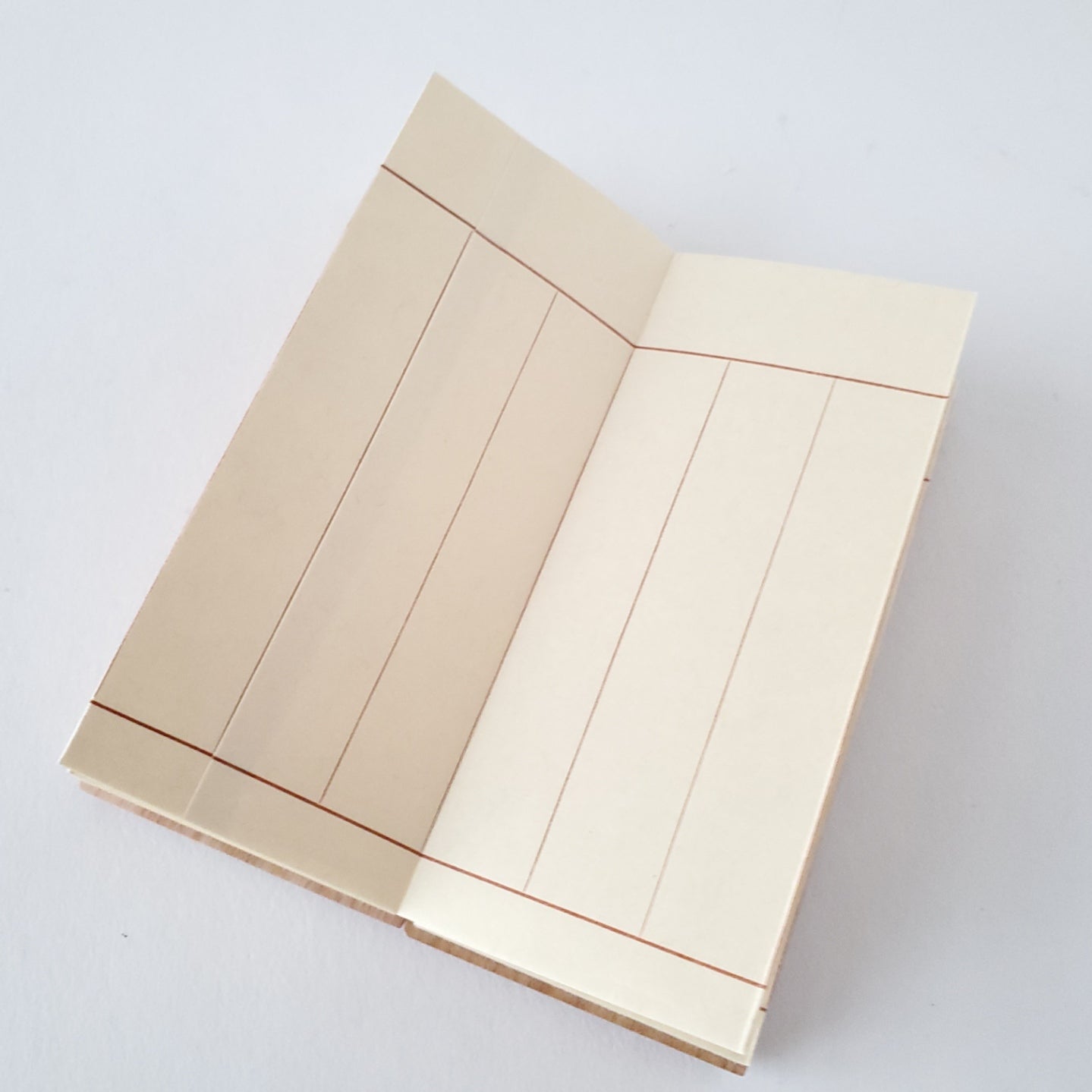 木製過去帳 さくら 4寸 樺桜 日付無