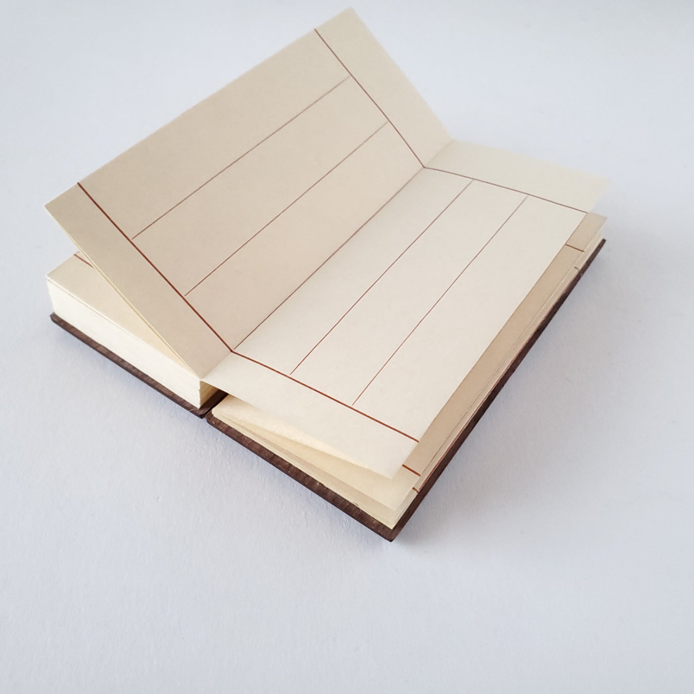 木製過去帳 さくら 4寸 ウォールナット 日付無