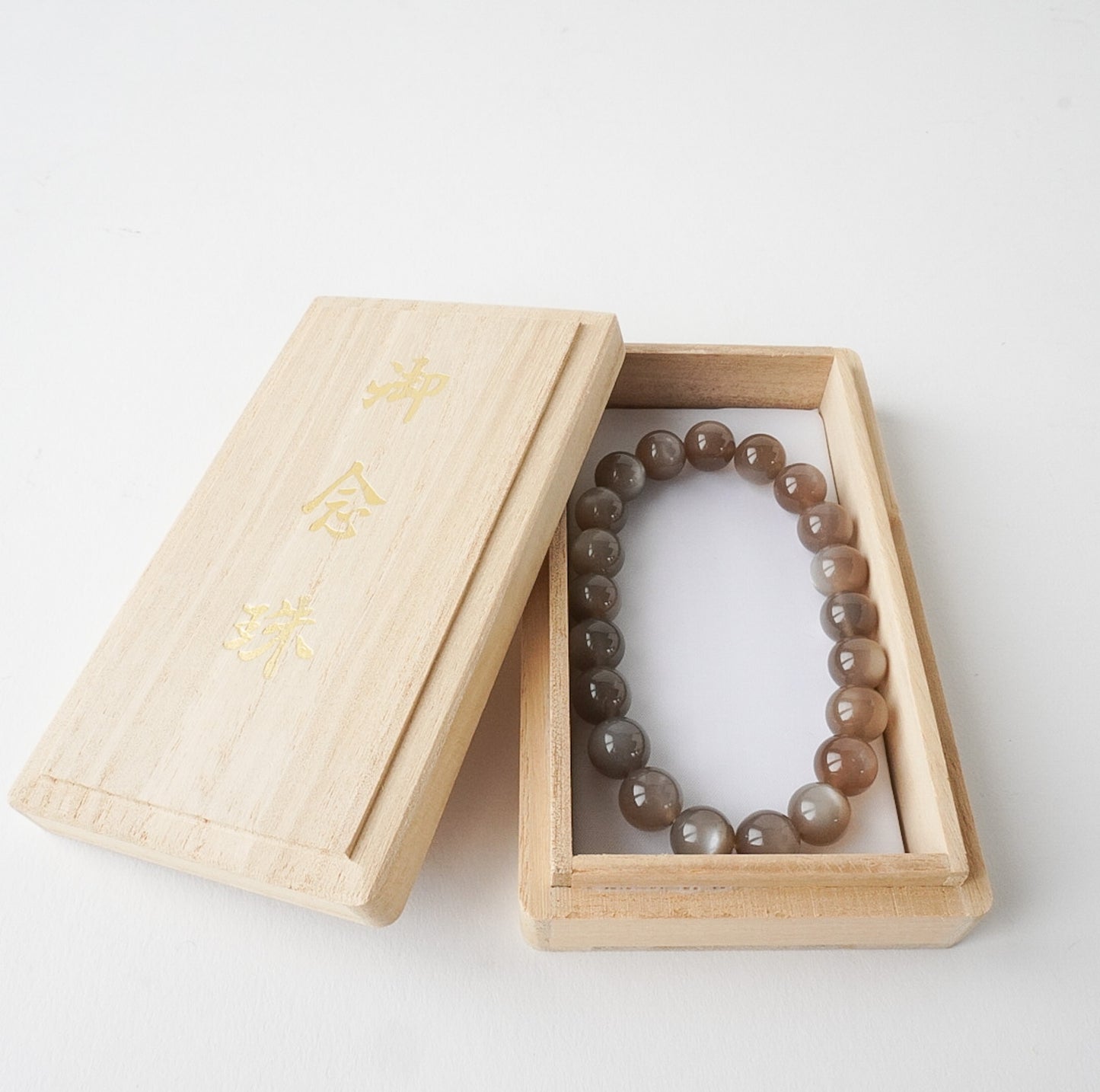 グレームーンストーン ブレスレット