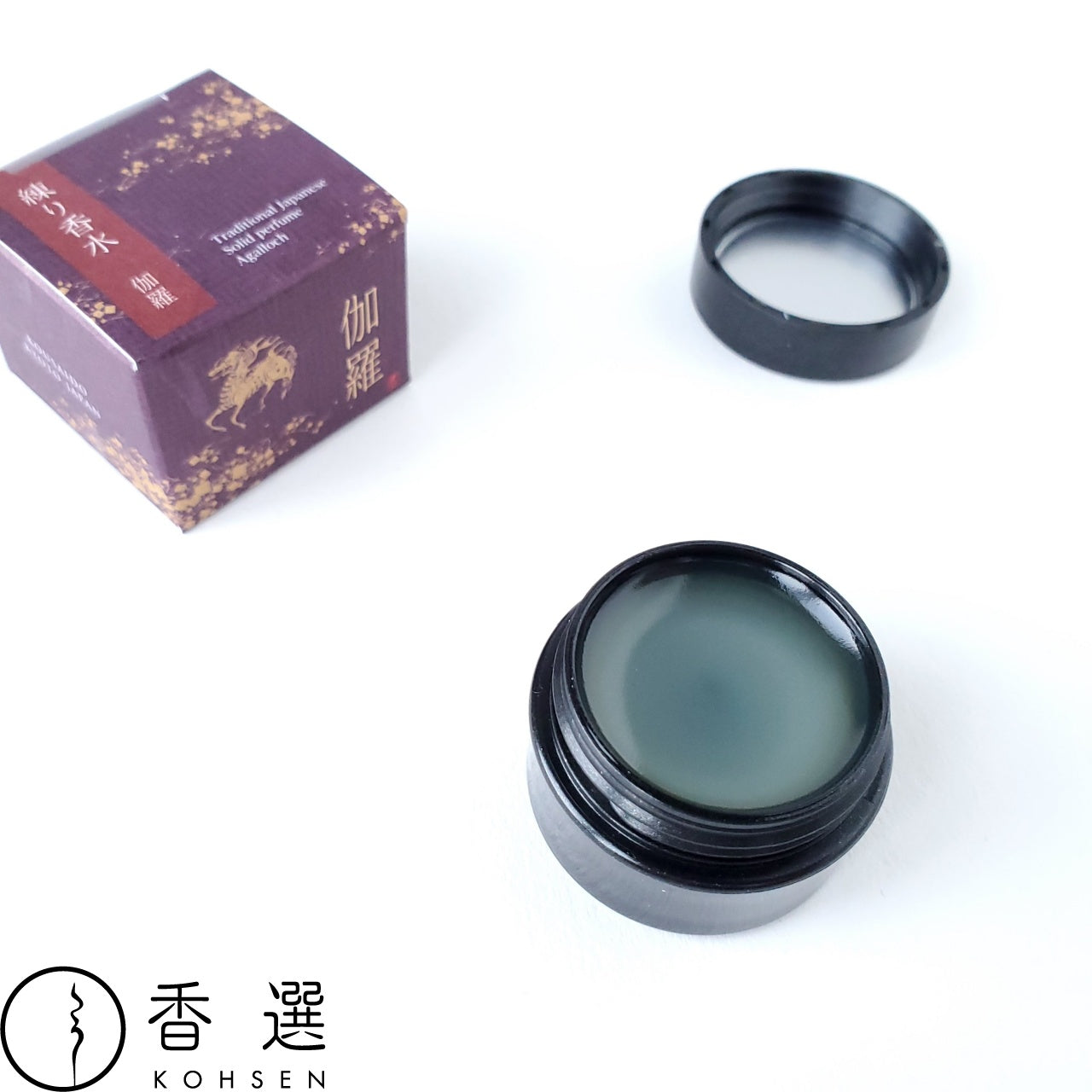 香彩堂 練り香水 伽羅 Japanese Solid Perfume