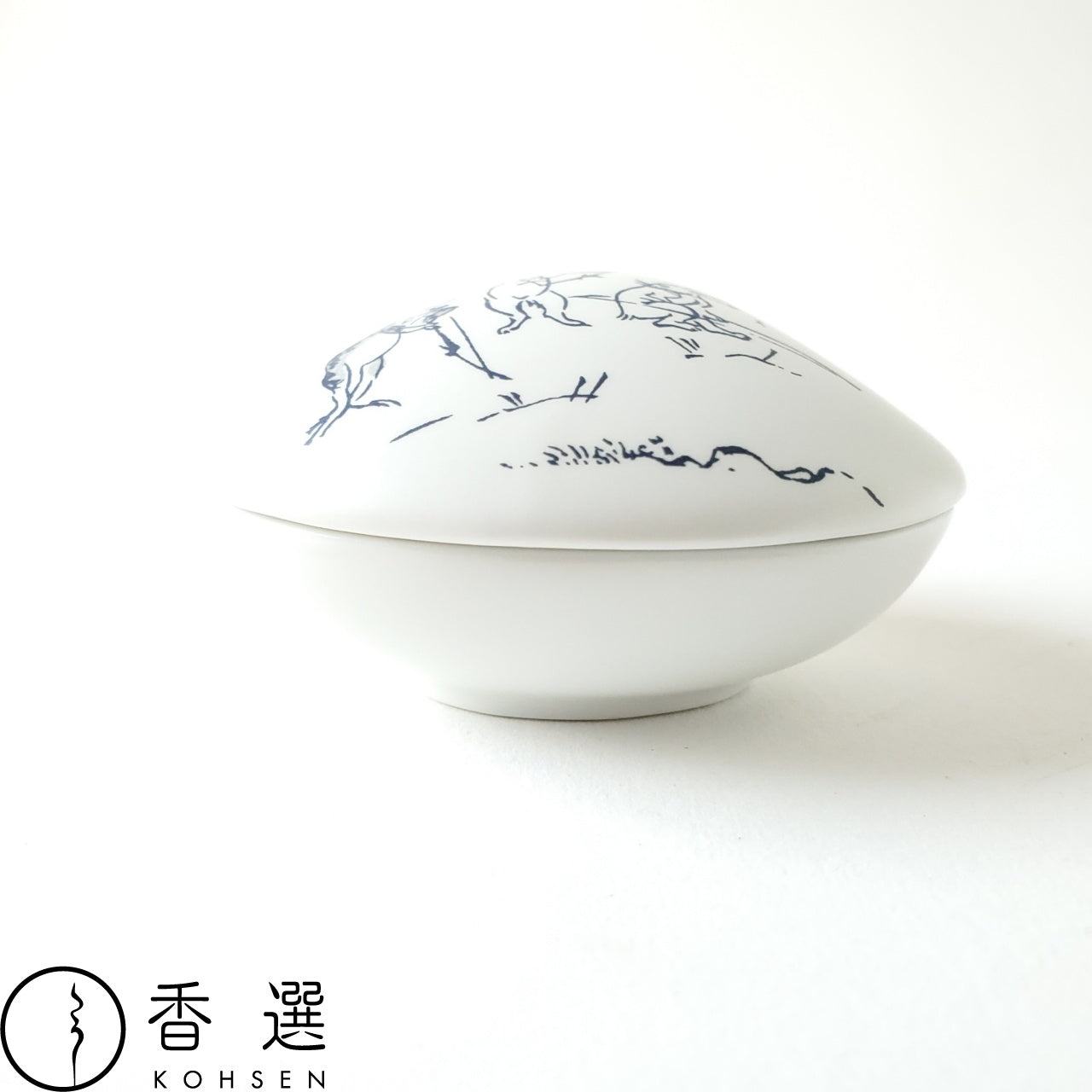 香彩堂 鳥獣戯画 貝合わせ 香皿 弓矢 ゆみや