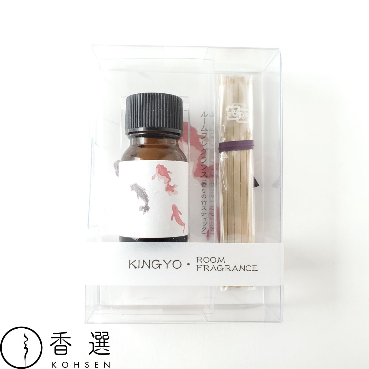 香彩堂 HANGA ルーム・フレグランス(ミニディフューザー)金魚 日本製 京都 アロマ ルームフレグランス ルームディフューザー ルーム 部屋用 芳香剤