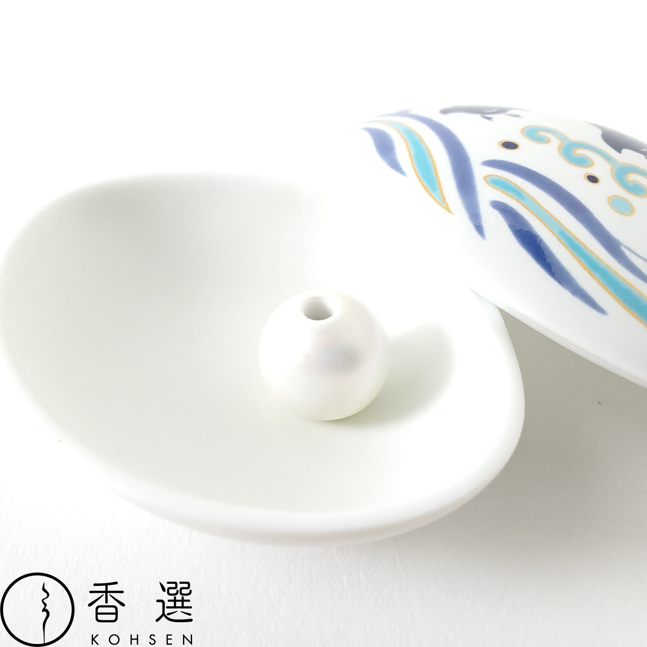 香彩堂 貝合わせ香皿 千鳥 お香 インセンス 香立 香立て