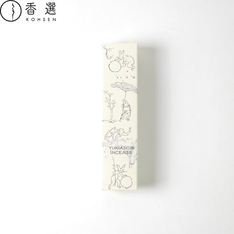 香彩堂 鳥獣戯画  ロングインセンス 雪あそび YUKIASOBI お香 スティック型