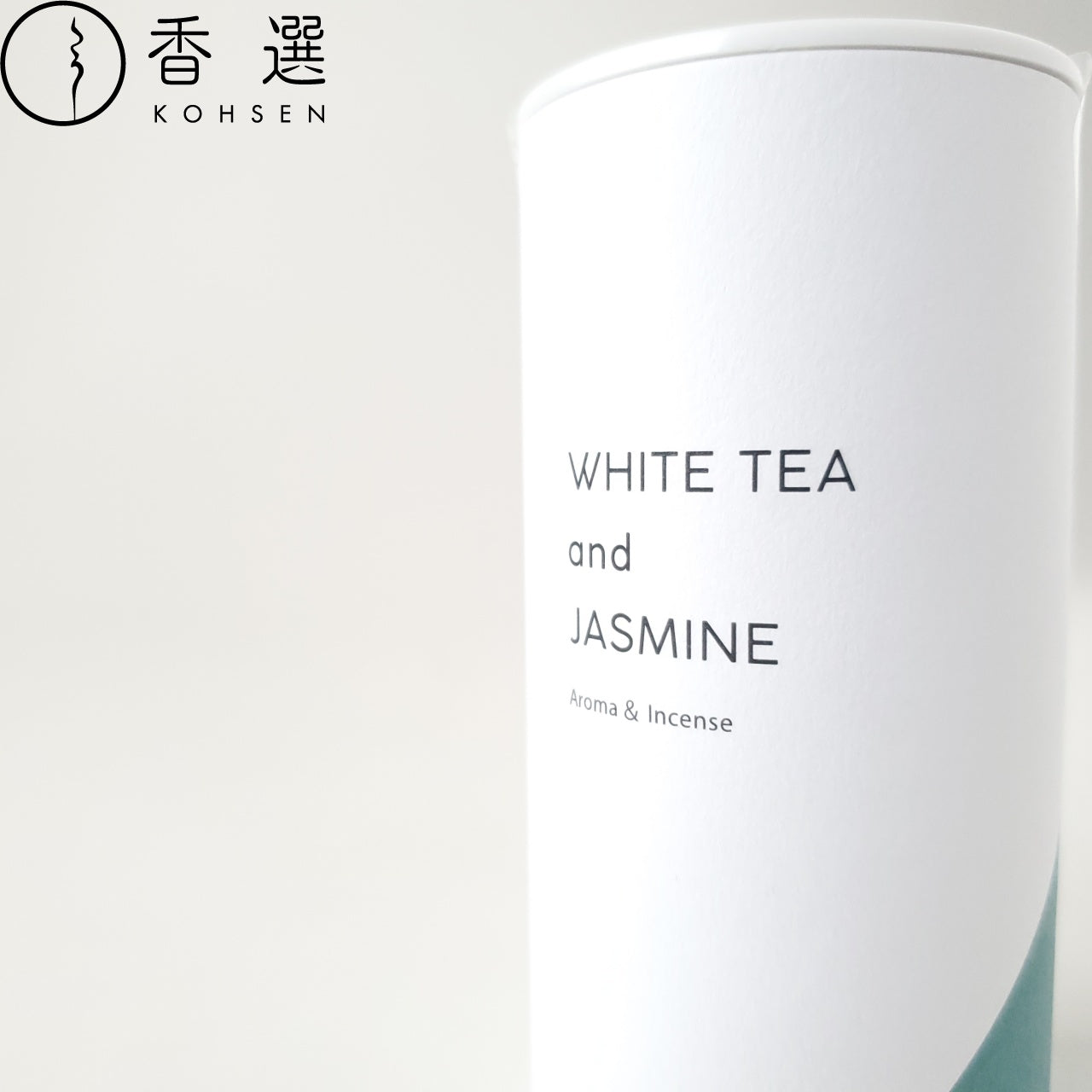 カメヤマ　香る線香　ホワイトティー&ジャスミン WHITE TEA and JASMINE Aroma & Incense　お香　インセンススティック　日本製　MADE IN JAPAN