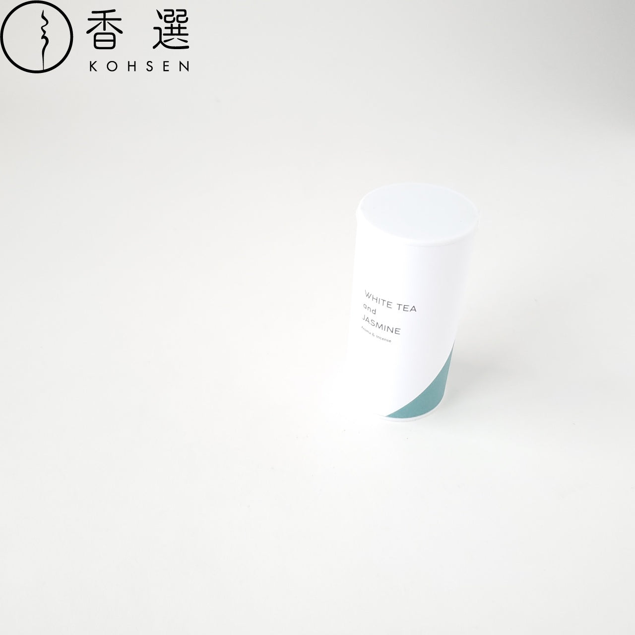 カメヤマ　香る線香　ホワイトティー&ジャスミン WHITE TEA and JASMINE Aroma & Incense　お香　インセンススティック　日本製　MADE IN JAPAN
