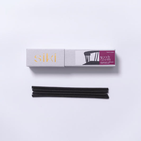 siki お香 fragrance incense -woody&berry- 15sticks