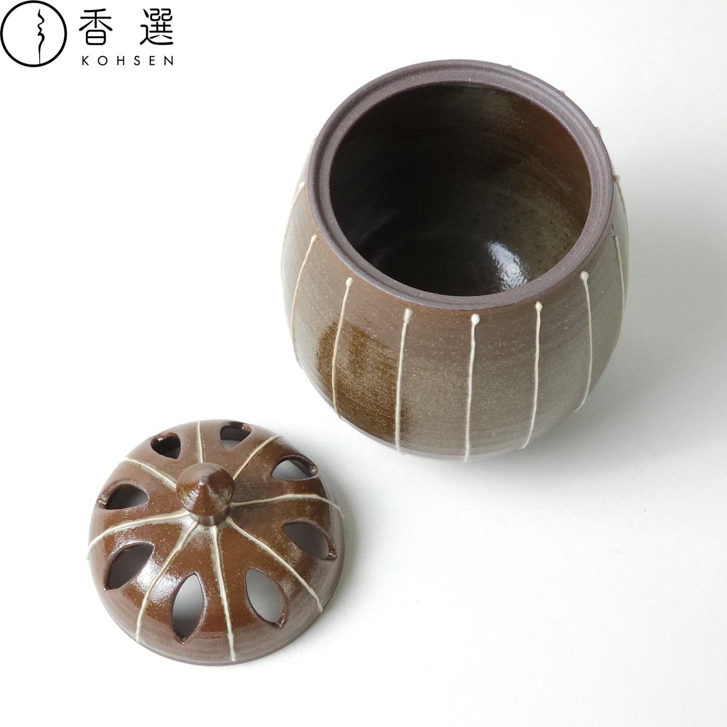 山田松香木店 焼〆香炉 京焼香炉
