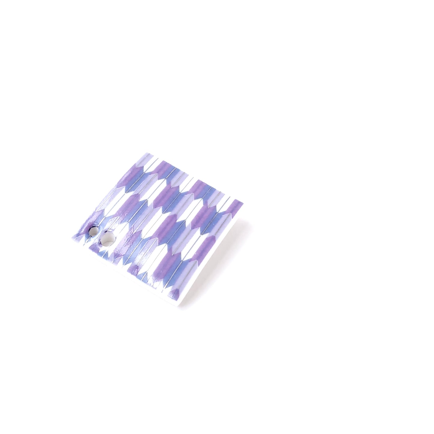 松栄堂　季節の紋様香立　矢絣　紫