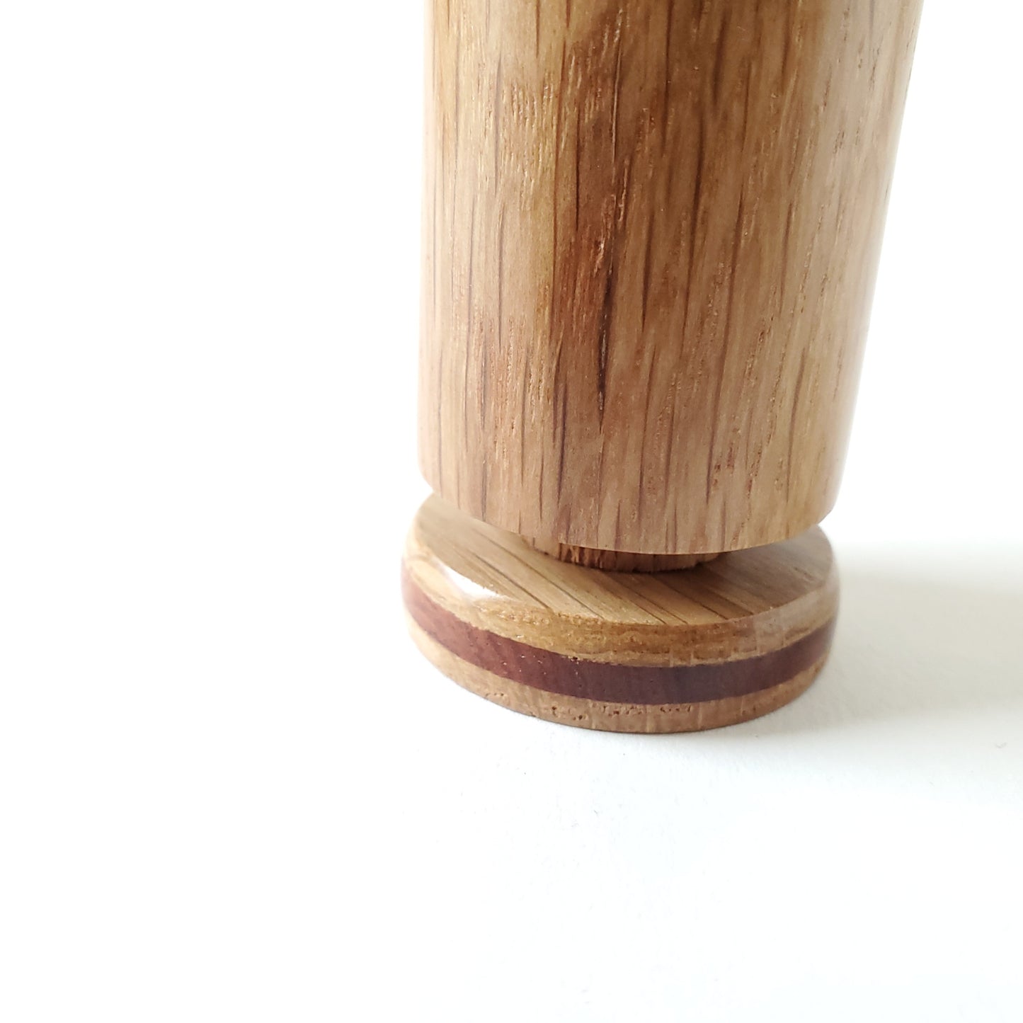 木製 ナラと花梨 線香差 10cm