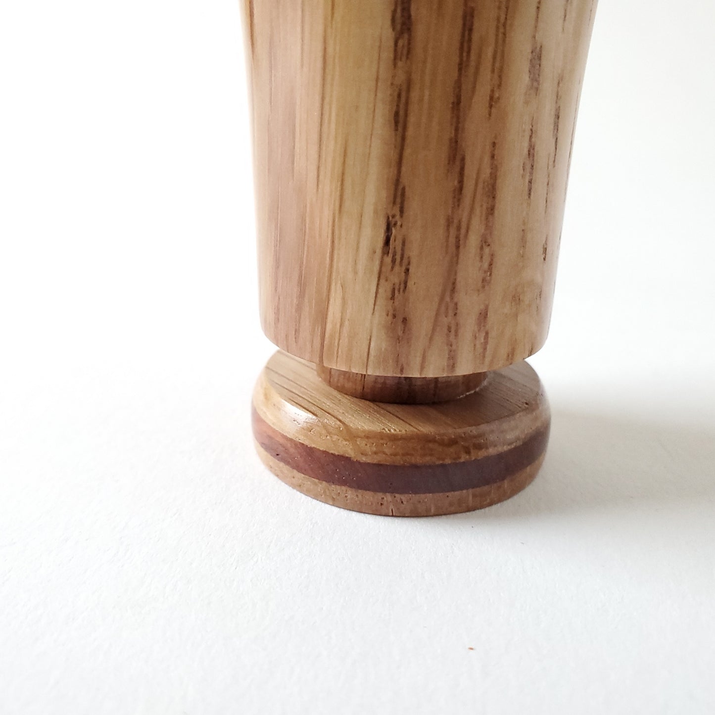木製 ナラと花梨 線香差 ミニ 7.3cm