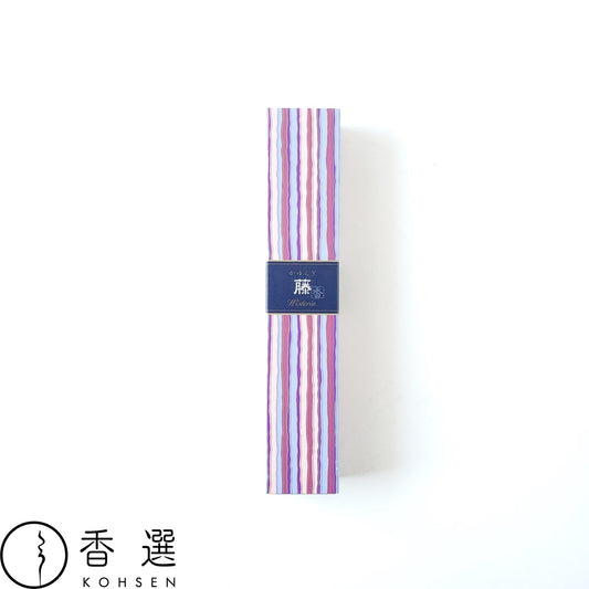 日本香堂 かゆらぎ  藤 ふじ wisteria お香 お線香 インセンス スティック型 incense 日本製 アロマ