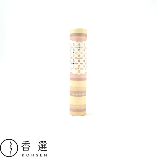 日本香堂  セントスケープ秋冬 Yuzu&Ginger 紙筒 スティック お香  日本製 Scentscape incense