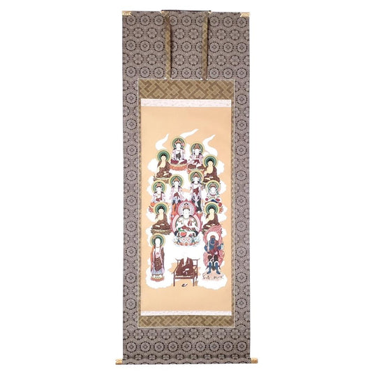 真言十三佛 武田紅雲 尺五行灯丈5尺